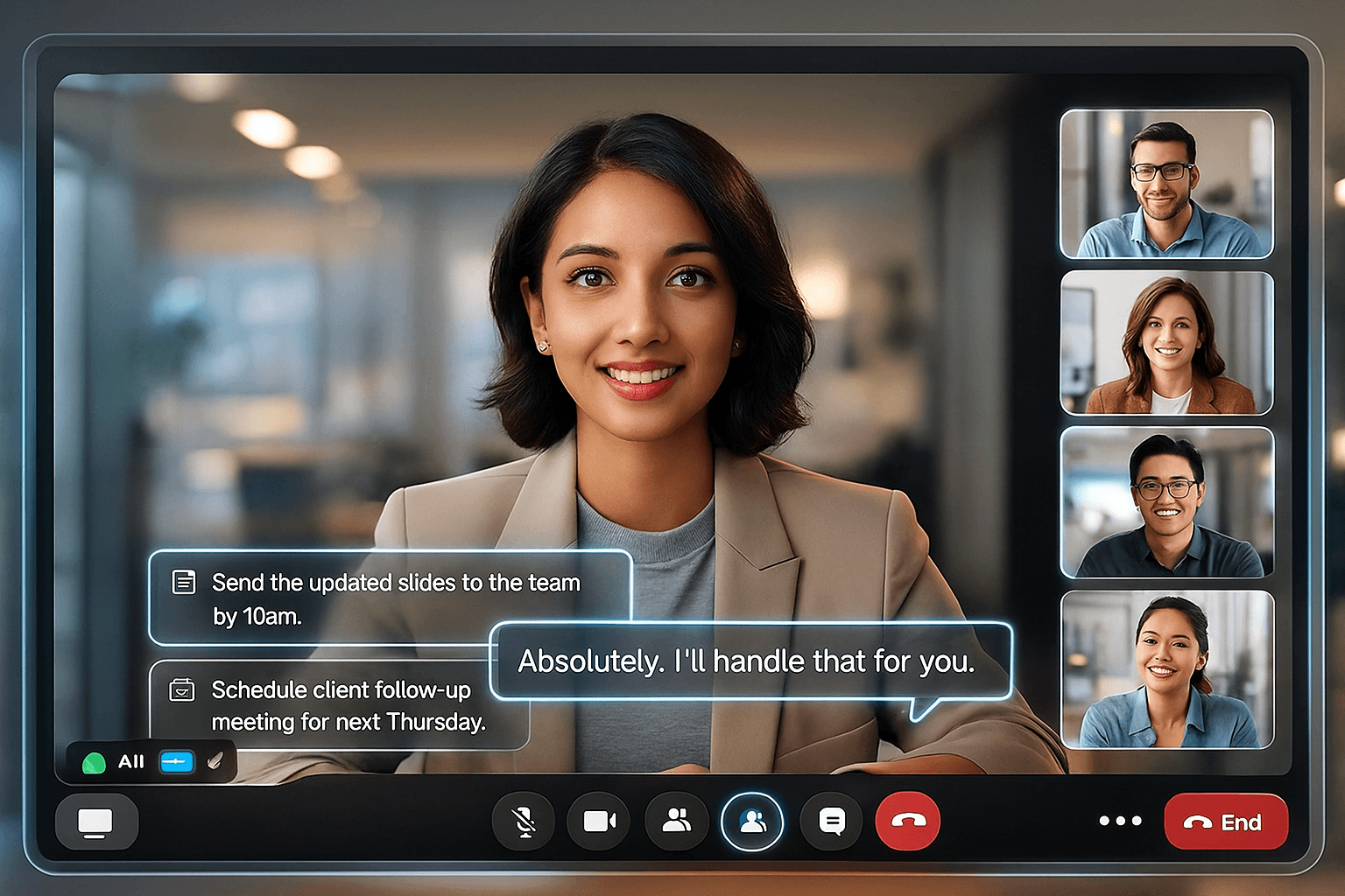 Universal Screen-sharing AI Workforce preview 1